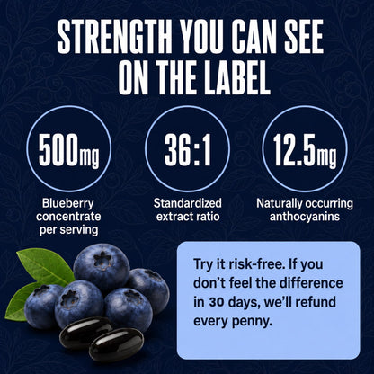 36:1 Blueberry Concentrate Softgels